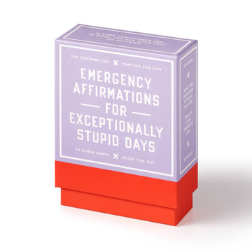 Brass Monkey Emergency Affirmations Exceptionally Stupid Days Card Deck-Earth Fairy Holistics
