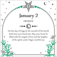 2026 Witch's Calendar: Daily Magick Day-to-Day Calendar by Barbara Meiklejohn-Free-Earth Fairy Holistics