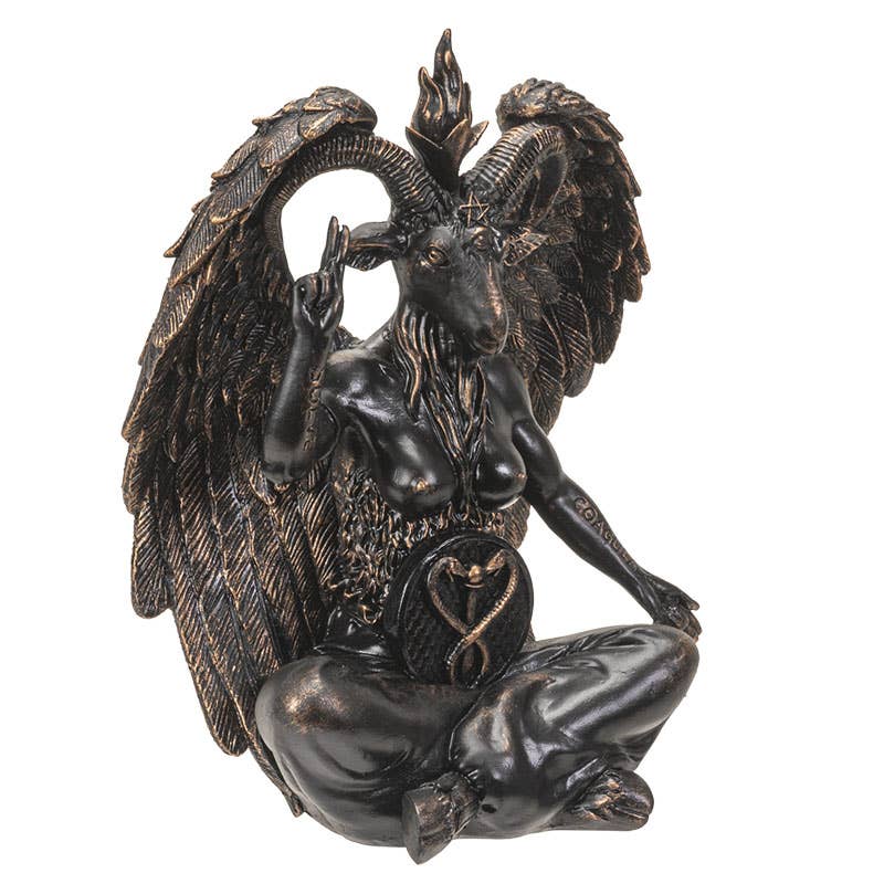 15198 Baphomet Statue 8 Inch Halloween Decor C/8-Earth Fairy Holistics
