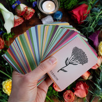 2.5" x 3.5" 60-Card Botanical Poetry Oracle Deck-Earth Fairy Holistics