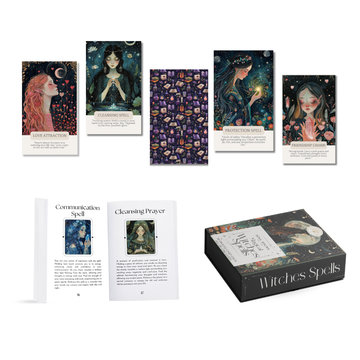 Magical Witches Spells Oracle Card Deck-Earth Fairy Holistics