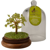 GEMSTONE TREES IN A GLASS DOME-Earth Fairy Holistics