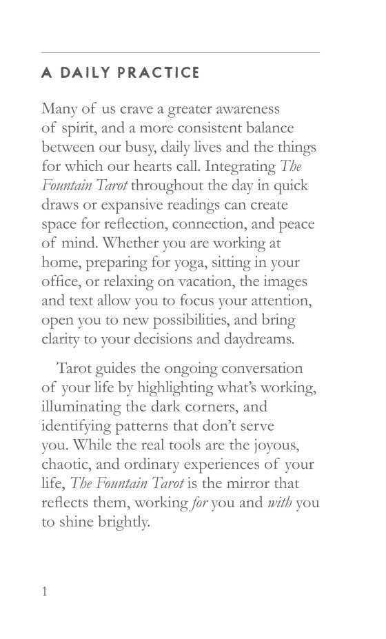 The Fountain Tarot-Earth Fairy Holistics