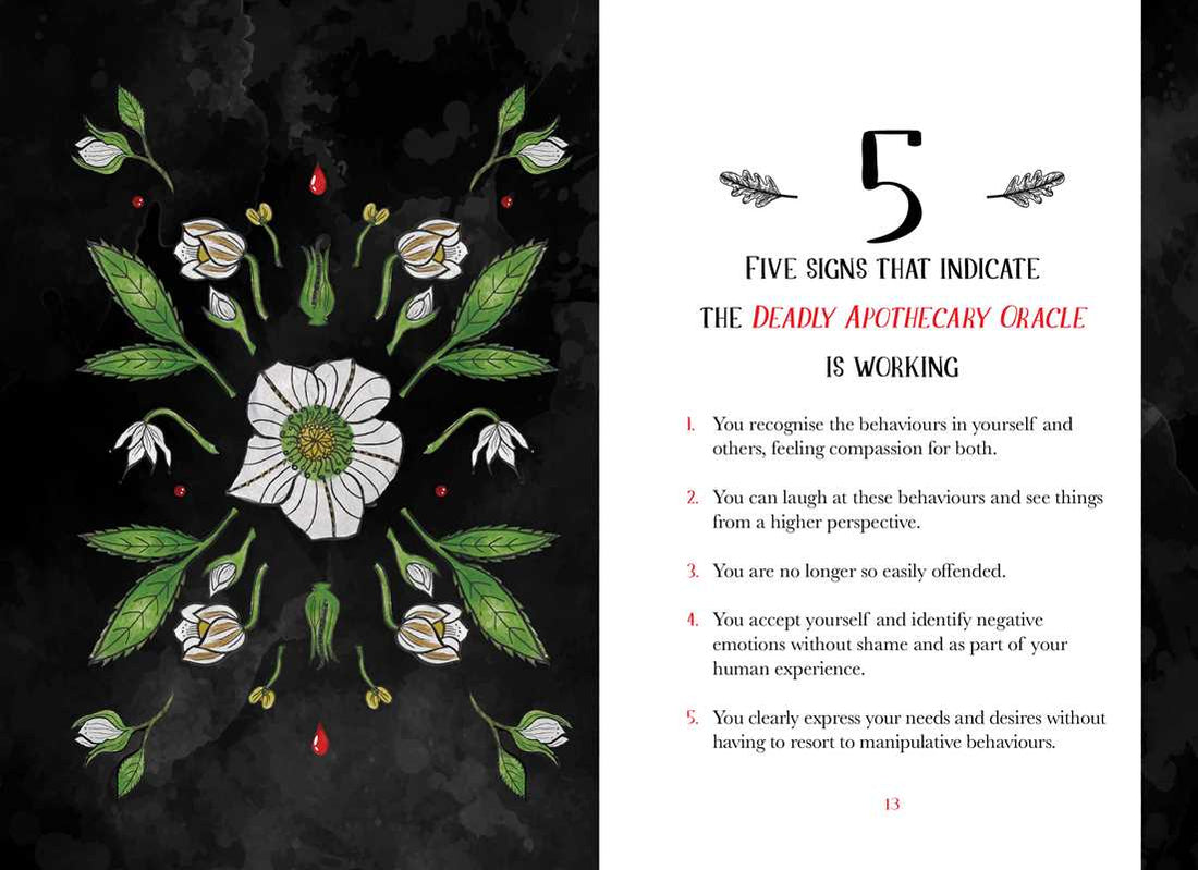 Deadly Apothecary Oracle by Priestess Moon-Earth Fairy Holistics