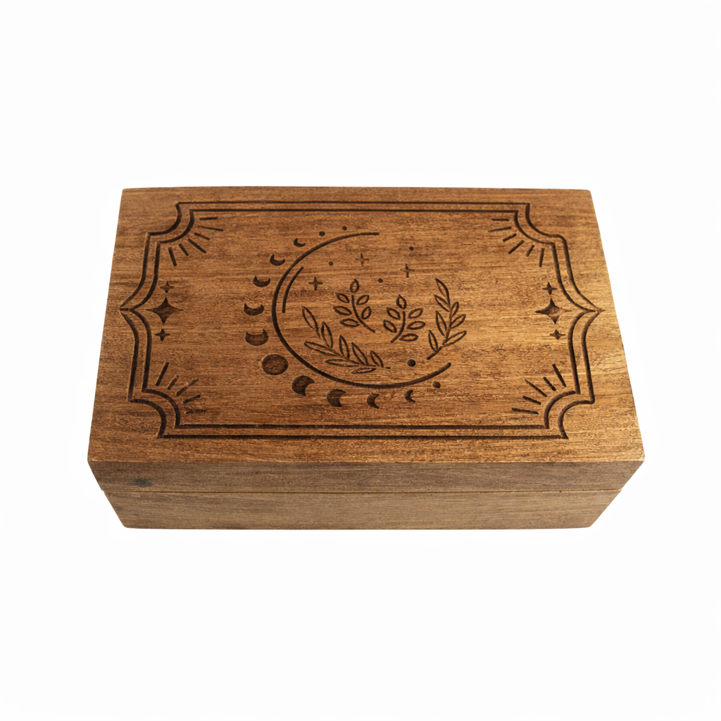 Lunar Harvest Wooden Box 4x6-Earth Fairy Holistics