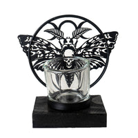 15878 Death's Head Moth Tealight Holder-Earth Fairy Holistics