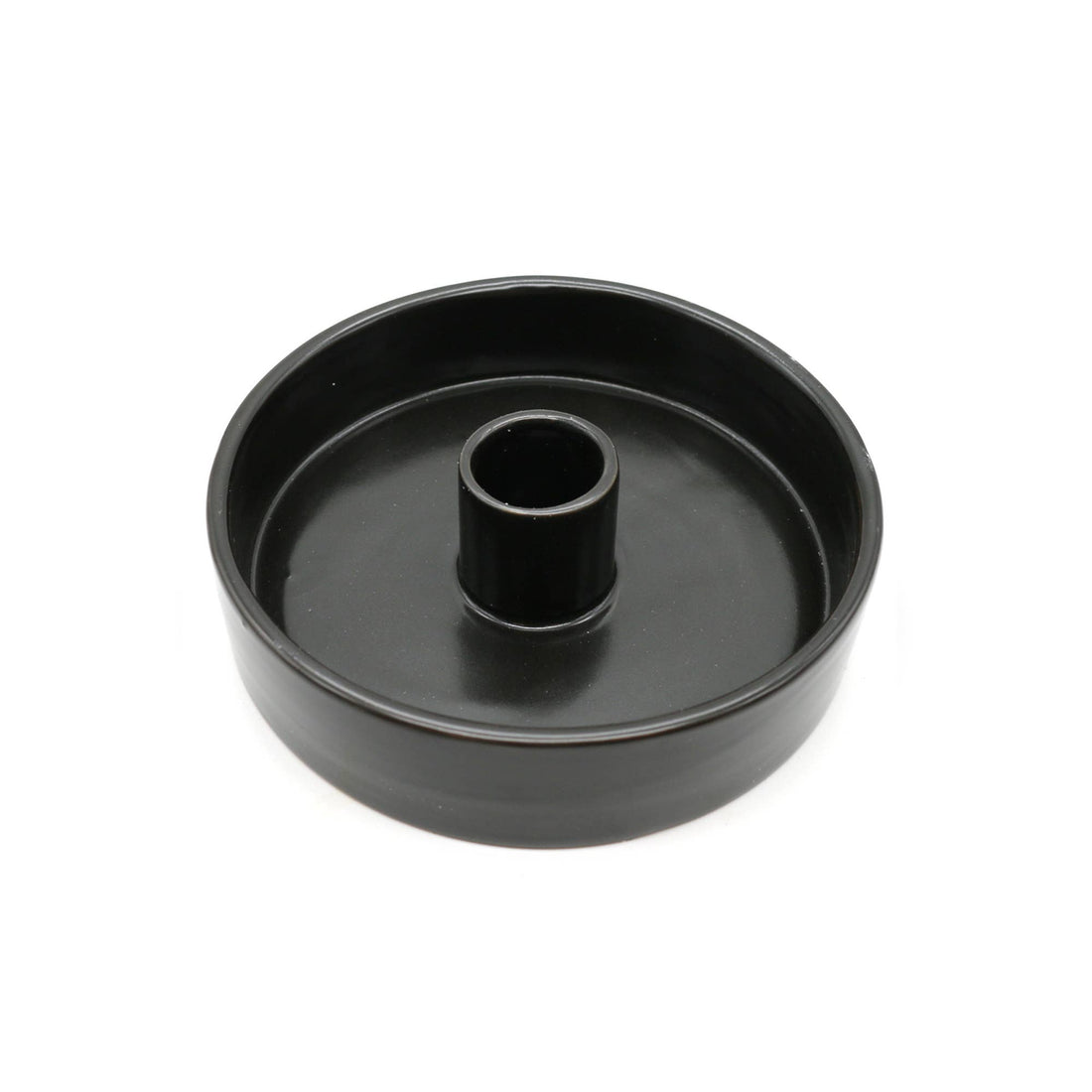 Ceramic Palo Santo Burner (4 in.) - Black-Earth Fairy Holistics