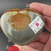 Polychrome Jasper Hearts
