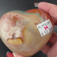 Polychrome Jasper Hearts