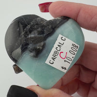 Caribbean Calcite Hearts
