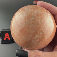Peach Moonstone Sphere