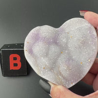 Druzy Agate Hearts
