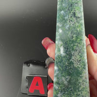 Moss Agate Obelisk Towers