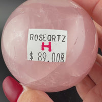 Rose Quarts Spheres
