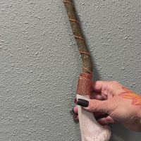 Deer Bone & Clear Quartz Handmade Wands (Various Options)
