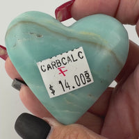 Caribbean Calcite Hearts